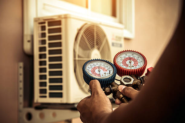 Professional Hvac Installation technician working in Dover, MA